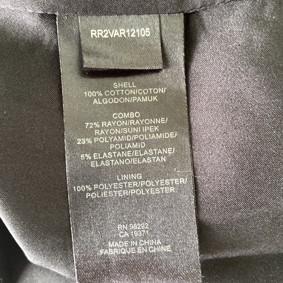 Tibi Variegated Black & White Striped Colorblock Shift Slip Dress - M - Picture 11 of 13